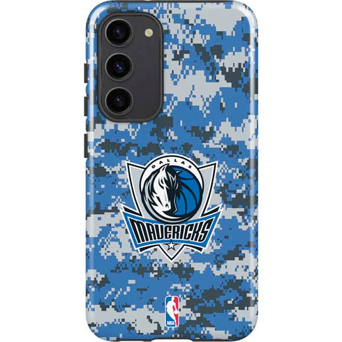 NBA Dallas Mavericks Digi Camo Galaxy S23 Plus Pro Case