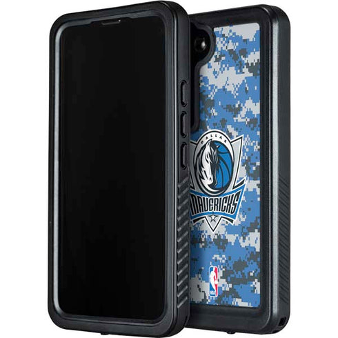 NBA Dallas Mavericks Digi Camo Galaxy S23 Plus Waterproof Case