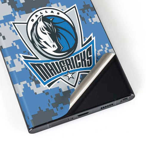 NBA Dallas Mavericks Digi Camo Galaxy S23 Ultra Skin