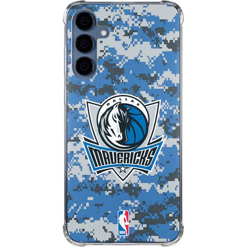 NBA Dallas Mavericks Digi Camo Galaxy S24 Clear Case