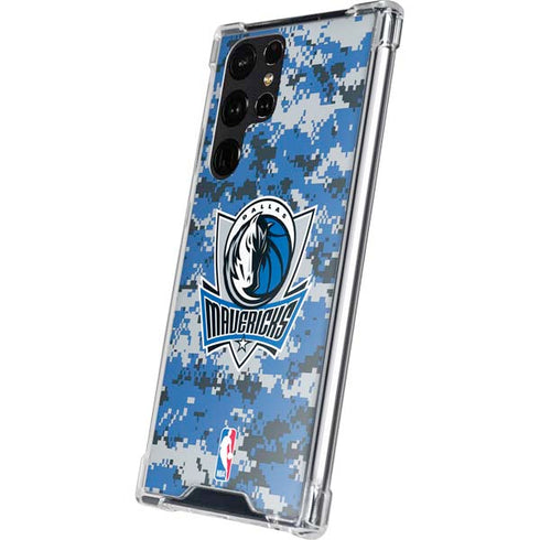 NBA Dallas Mavericks Digi Camo Galaxy S24 Ultra Clear Case