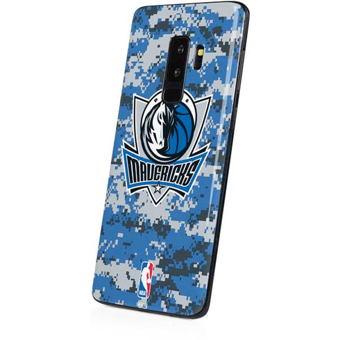 NBA Dallas Mavericks Digi Camo Galaxy S9 Plus Skin