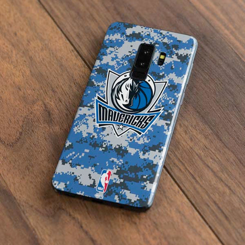 NBA Dallas Mavericks Digi Camo Galaxy S9 Plus Skin