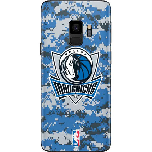 NBA Dallas Mavericks Digi Camo Galaxy S9 Skin