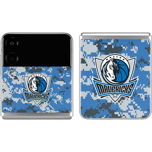 NBA Dallas Mavericks Digi Camo Galaxy Z Flip4 5G Skin