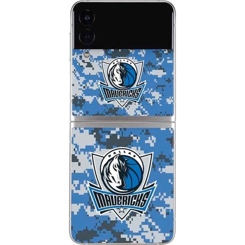 NBA Dallas Mavericks Digi Camo Galaxy Z Flip4 5G Skin