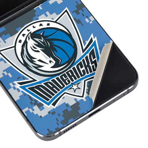 NBA Dallas Mavericks Digi Camo Galaxy Z Flip5 5G Skin