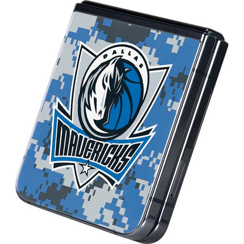 NBA Dallas Mavericks Digi Camo Galaxy Z Flip5 5G Skin