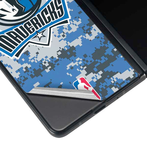 NBA Dallas Mavericks Digi Camo Galaxy Z Fold4 5G Skin