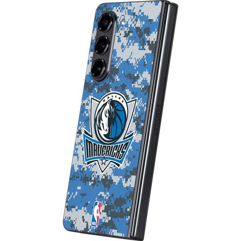 NBA Dallas Mavericks Digi Camo Galaxy Z Fold5 5G Skin