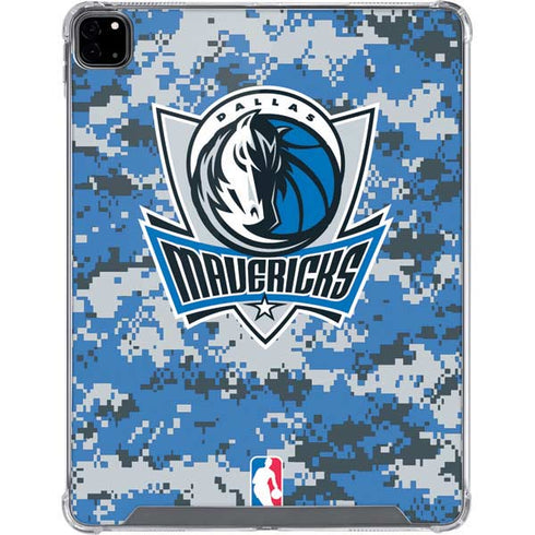 NBA Dallas Mavericks Digi Camo iPad Pro 12.9in (2020) Clear Case