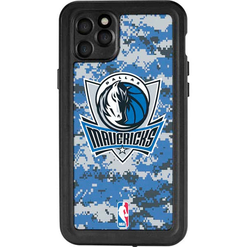NBA Dallas Mavericks Digi Camo iPhone 11 Pro Max Waterproof Case