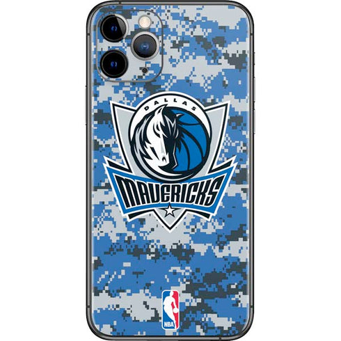 NBA Dallas Mavericks Digi Camo iPhone 11 Pro Skin