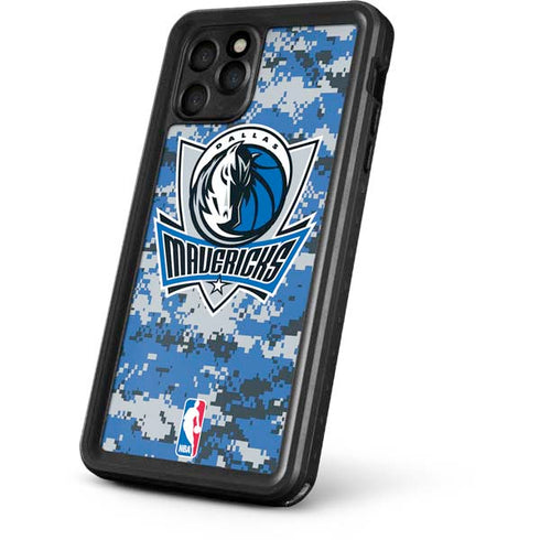 NBA Dallas Mavericks Digi Camo iPhone 11 Pro Waterproof Case