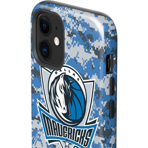 NBA Dallas Mavericks Digi Camo iPhone 12 Impact Case