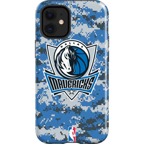 NBA Dallas Mavericks Digi Camo iPhone 12 Mini Impact Case