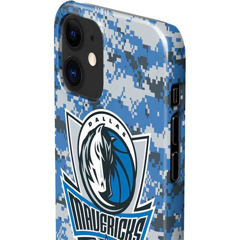 NBA Dallas Mavericks Digi Camo iPhone 12 Mini Lite Case