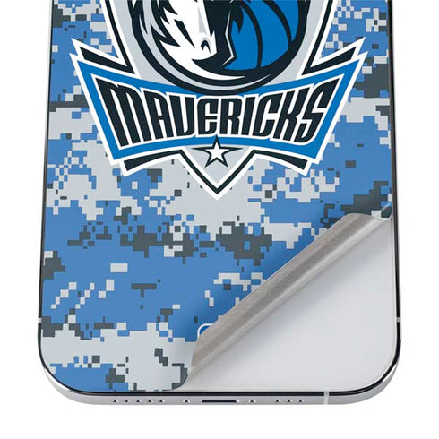 NBA Dallas Mavericks Digi Camo iPhone 12 Pro Max Skin