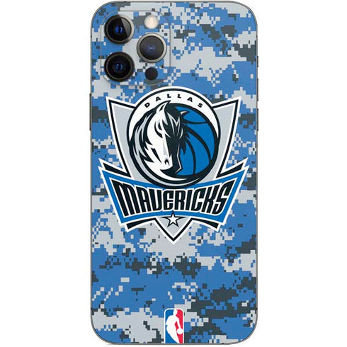 NBA Dallas Mavericks Digi Camo iPhone 12 Pro Skin
