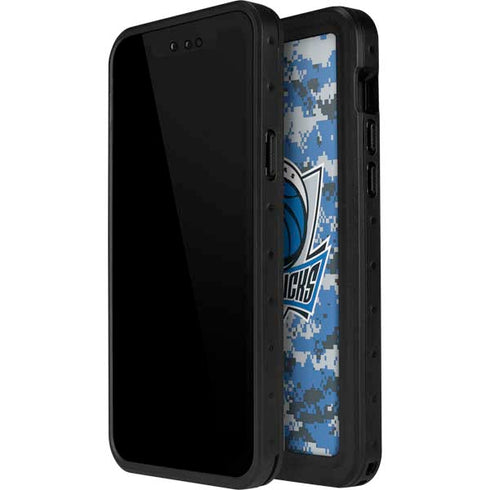 NBA Dallas Mavericks Digi Camo iPhone 12 Pro Waterproof Case