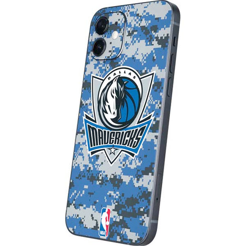 NBA Dallas Mavericks Digi Camo iPhone 12 Skin