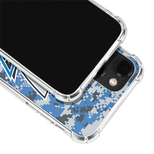 NBA Dallas Mavericks Digi Camo iPhone 14 Plus Clear Case