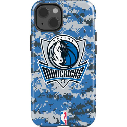 NBA Dallas Mavericks Digi Camo iPhone 15 Impact Case