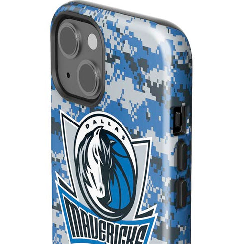 NBA Dallas Mavericks Digi Camo iPhone 15 Impact Case