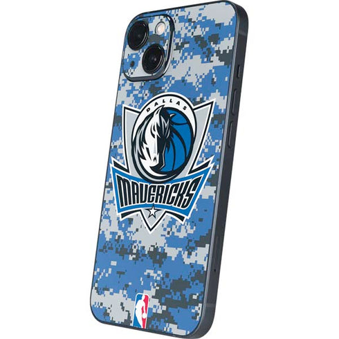 NBA Dallas Mavericks Digi Camo iPhone 15 Plus Skin