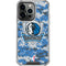 NBA Dallas Mavericks Digi Camo iPhone 14 Pro Clear Case