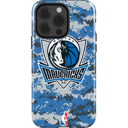 NBA Dallas Mavericks Digi Camo iPhone 15 Pro Impact Case