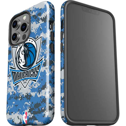 NBA Dallas Mavericks Digi Camo iPhone 15 Pro Impact Case