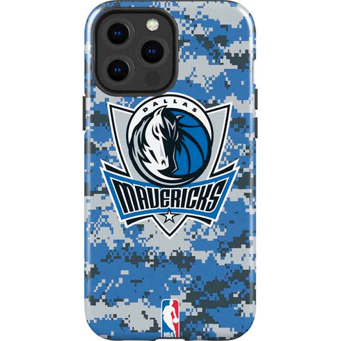 NBA Dallas Mavericks Digi Camo iPhone 15 Pro Max Impact Case