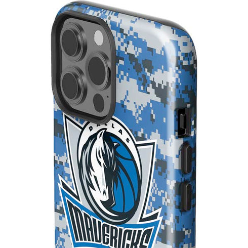 NBA Dallas Mavericks Digi Camo iPhone 15 Pro Max Impact Case