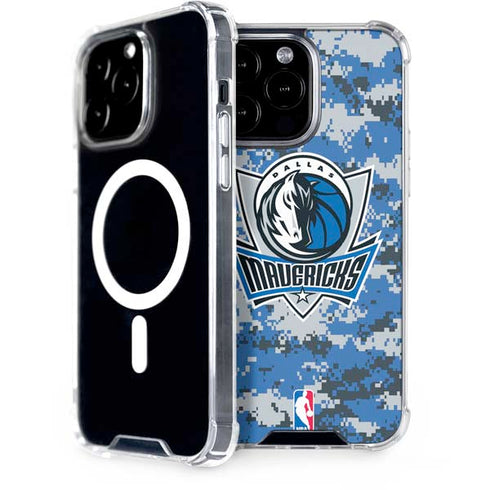 NBA Dallas Mavericks Digi Camo iPhone 15 Pro Max MagSafe Case