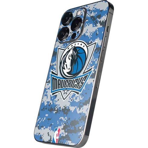 NBA Dallas Mavericks Digi Camo iPhone 15 Pro Skin
