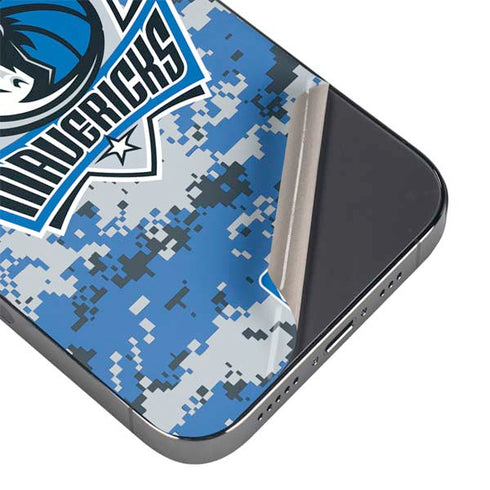 NBA Dallas Mavericks Digi Camo iPhone 15 Pro Skin