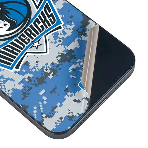 NBA Dallas Mavericks Digi Camo iPhone 14 Skin
