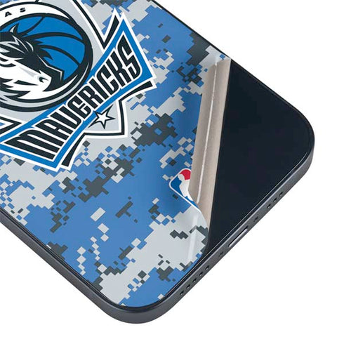 NBA Dallas Mavericks Digi Camo iPhone 15 Skin