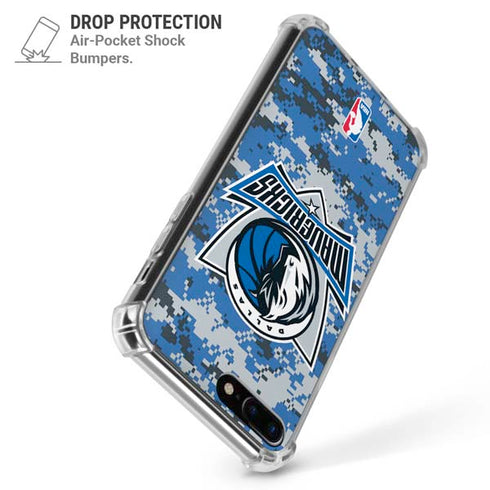 NBA Dallas Mavericks Digi Camo iPhone 7/8 Plus Clear Case