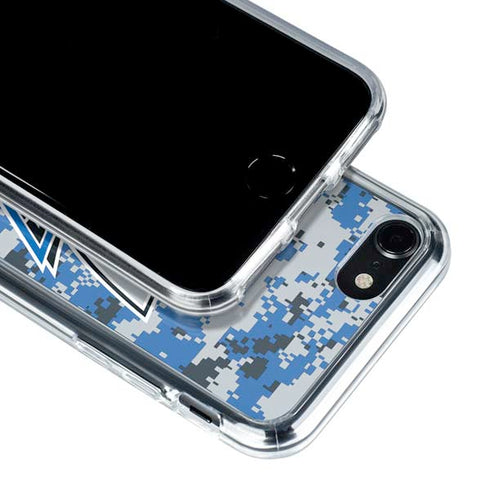 NBA Dallas Mavericks Digi Camo iPhone SE (2nd & 3rd Gen) Clear Case