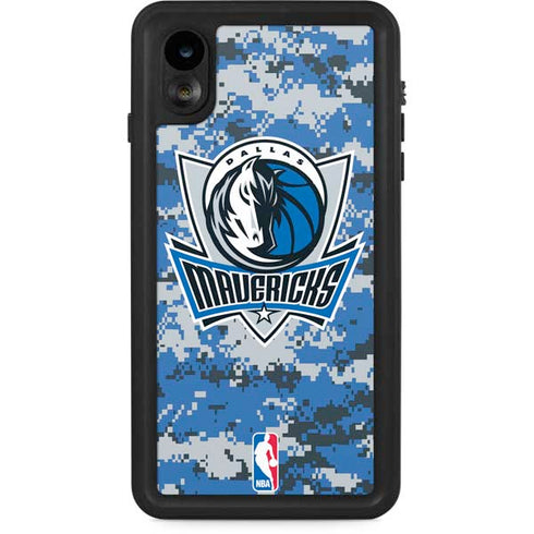 NBA Dallas Mavericks Digi Camo iPhone XR Waterproof Case