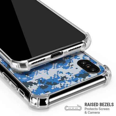 NBA Dallas Mavericks Digi Camo iPhone XS Max Clear Case