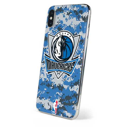 NBA Dallas Mavericks Digi Camo iPhone XS Max Skin