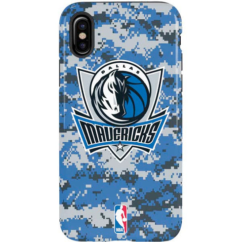 NBA Dallas Mavericks Digi Camo iPhone XS Pro Case
