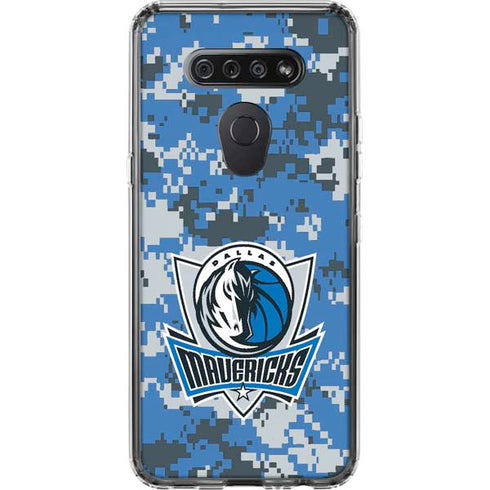 NBA Dallas Mavericks Digi Camo LG K51/Q51 Clear Case
