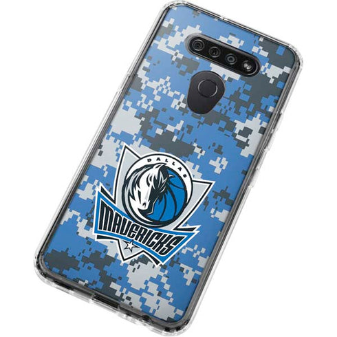 NBA Dallas Mavericks Digi Camo LG K51/Q51 Clear Case