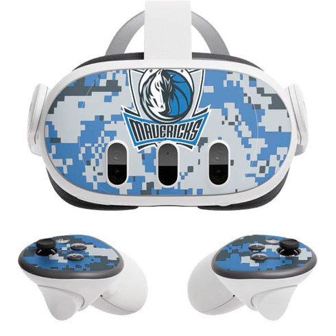 NBA Dallas Mavericks Digi Camo Meta Quest 3 Skin