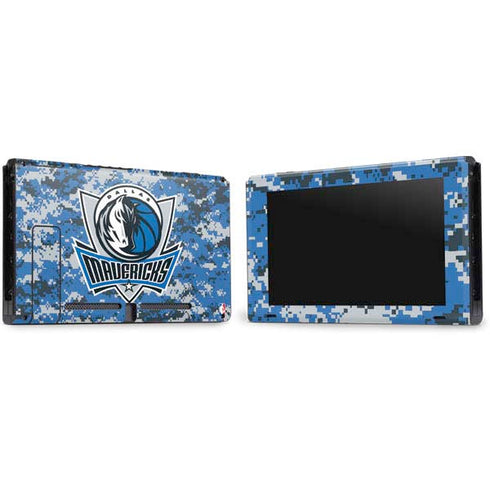 NBA Dallas Mavericks Digi Camo Nintendo Switch Bundle Skin