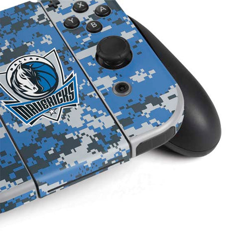 NBA Dallas Mavericks Digi Camo Nintendo Switch OLED (2021) Skin